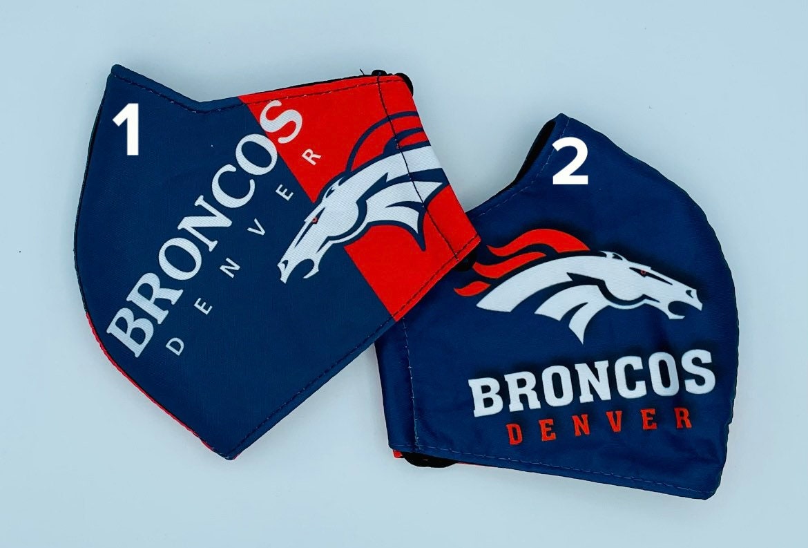 Nfl Hochwertige Denver Broncos Football Gesichtsmaske, Sport Mode Erwachsene Gesichtsmaske von maskzitupshop