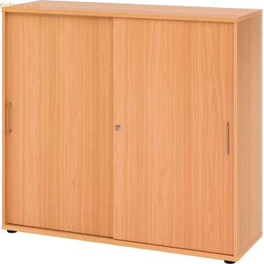 mcbuero.de Schiebetürenschrank Serie 9 3OH BxTxH 120x40x110cm Griff BS von mcbuero.de