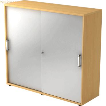 mcbuero.de Schiebetürenschrank Serie 9 3OH BxTxH 120x40x110cm Griff CE von mcbuero.de