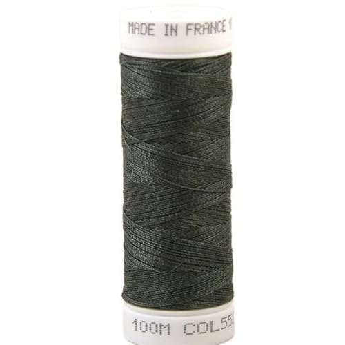 mdc Les Fils 100 % Polyester – Spule mit 100 m – Oliv 069-552 von mdc