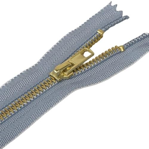 Verschluss Jean nicht trennbar 20 cm – Jean Hellblau 7091 – 001 von mediac