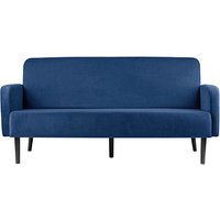 meet powered by PAPERFLOW 3-Sitzer Sofa LISBOA blau schwarz Stoff von meet powered by PAPERFLOW