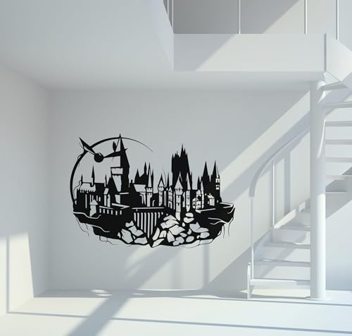 Wandtattoo Harry P. Hogwarts Größe L - ca. 100cm x 73cm von mein-motiv.com