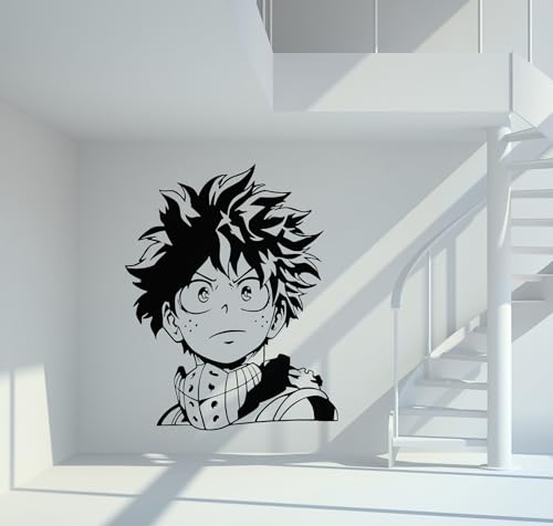 Wandtattoo My Hero Academia - Izuku Midoriya - Deku Größe M - ca. 60cm x 47cm von mein-motiv.com