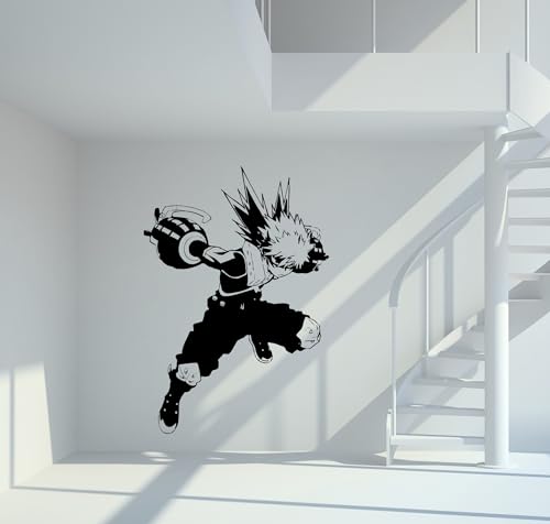 Wandtattoo My Hero Academia - Katsuki Bakugo Größe S - ca. 30cm x 21cm von mein-motiv.com