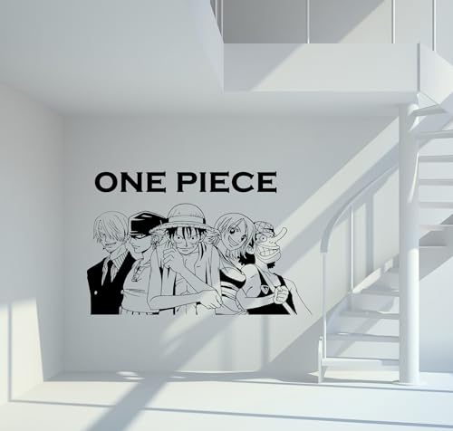 Wandtattoo One Piece Größe M - ca. 60cm x 36cm von mein-motiv.com