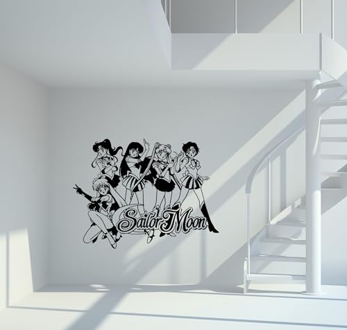 Wandtattoo Sailor Moon Größe L - ca. 100cm x 74cm von mein-motiv.com