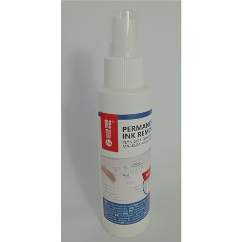 memobe - Whiteboard Reiniger - zum Entfernen vom Permanent Marker - Whiteboards Reinigungsmittel - Permanent Marker Entferner - Reinigung von Whiteboards, Stahl, Kunststoff, Glas, CD, DVD - 125 ml von memobe