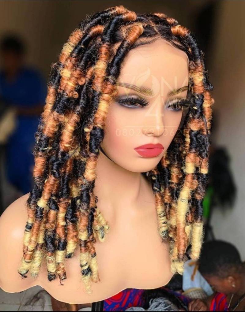 Schmetterling Lox Perücke, Dreadlocks Perücke Göttin Dreads Weiche Geflochtene Faux Locs Cornrow Leidenschaft Twists von merithairs