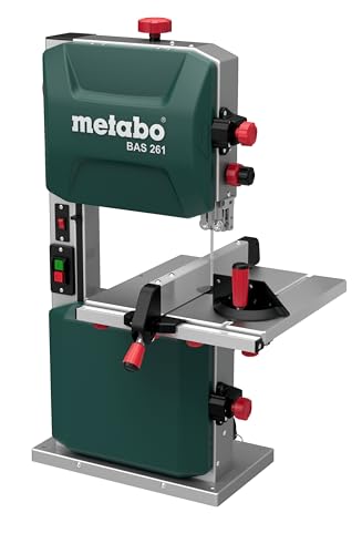 Metabo Bandsäge BAS 261 Precision – 619008000 – Bandsäge für eine hohe Präzision und stabile Schnittqualität (400 W, Schnitthöhe 103 mm) von metabo