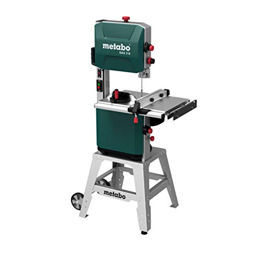 Metabo Bandsäge BAS 318 Precision WNB – 619009000 – Bandsäge für eine hohe Präzision und stabile Schnittqualität (900 W, Schnitthöhe 170 mm) von metabo