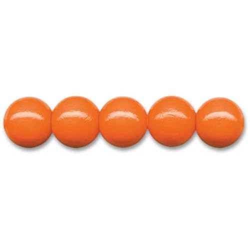 Holzperlen Ø 4 mm · 165 Stück · Loch 1,1 mm · orange von miamiXa