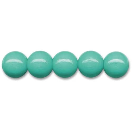 Holzperlen Ø 8 mm · 510 Stück · Loch 2,0 mm · mint von miamiXa