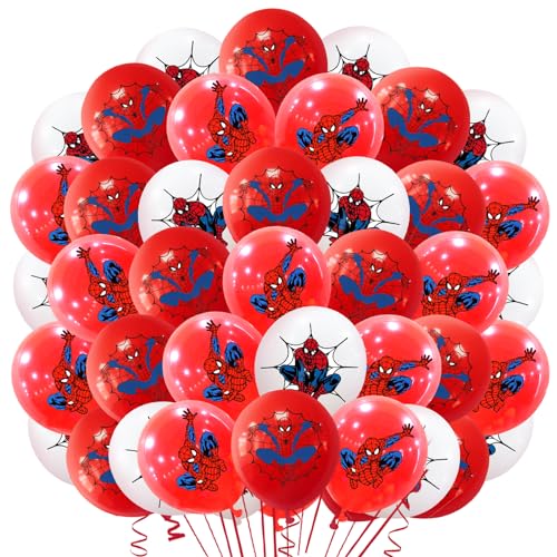 42 Pcs Spiderma Balloons, Spiderma Luftballons, Spiderma Deko Geburtstag, Spiderma Kindergeburtstag, Spiderma Party Deko, Spiderma Birthday Decorations, Spiderma Deko von miazcww