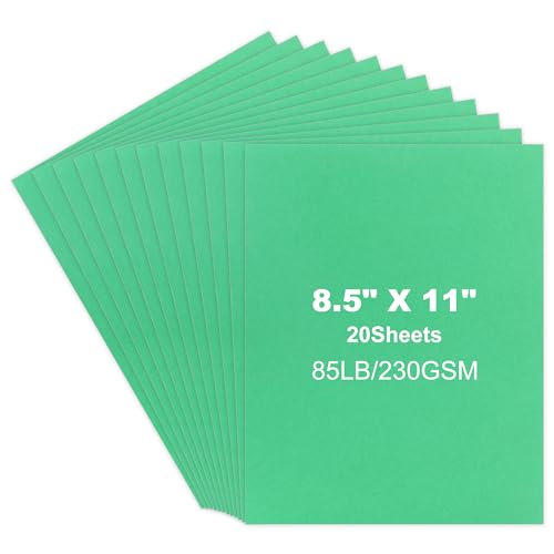 20 Blatt grüner Karton von miikoul