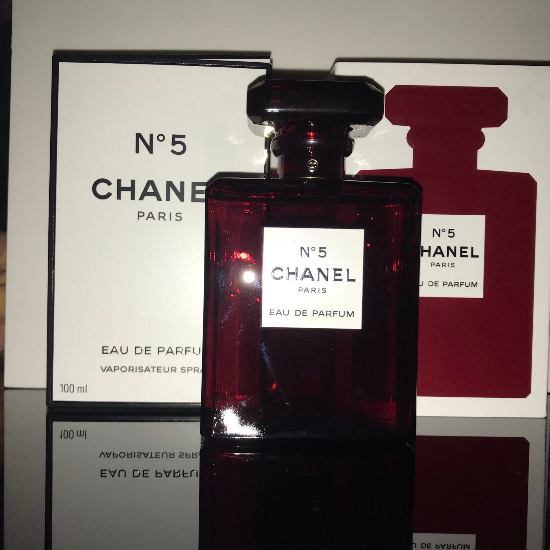 Nr. 5 - Rote Auflage Eau De Parfum 100 Ml Original Limitierte Valentinsgeschenk Für Sie Voll, Unbenutzt, Mit Schachtel Must Have von miniperfumes