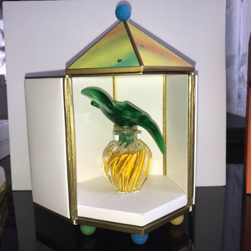 Sammlerparfüm - L Air Du Temps | 1948 Lalique Flakon Reines Parfum 15 Ml Limited Edition Rarität, Vintage Mit Schachtel von miniperfumes