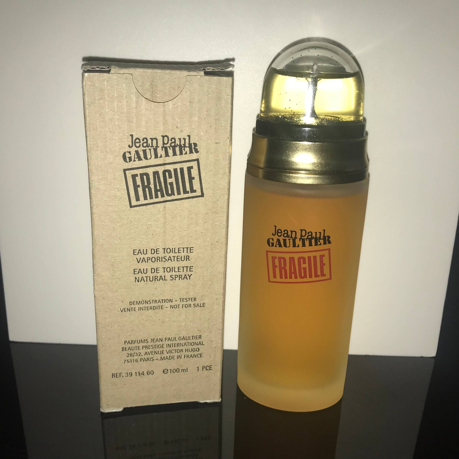 Sammler Flasche Fragile | 1999 - Eau De Toilette 100 Ml Mit Box , Selten, Vintage, Sehr Schwer Zu Finden Muss Man Haben Frohe Weihnachten Geschenk von miniperfumes