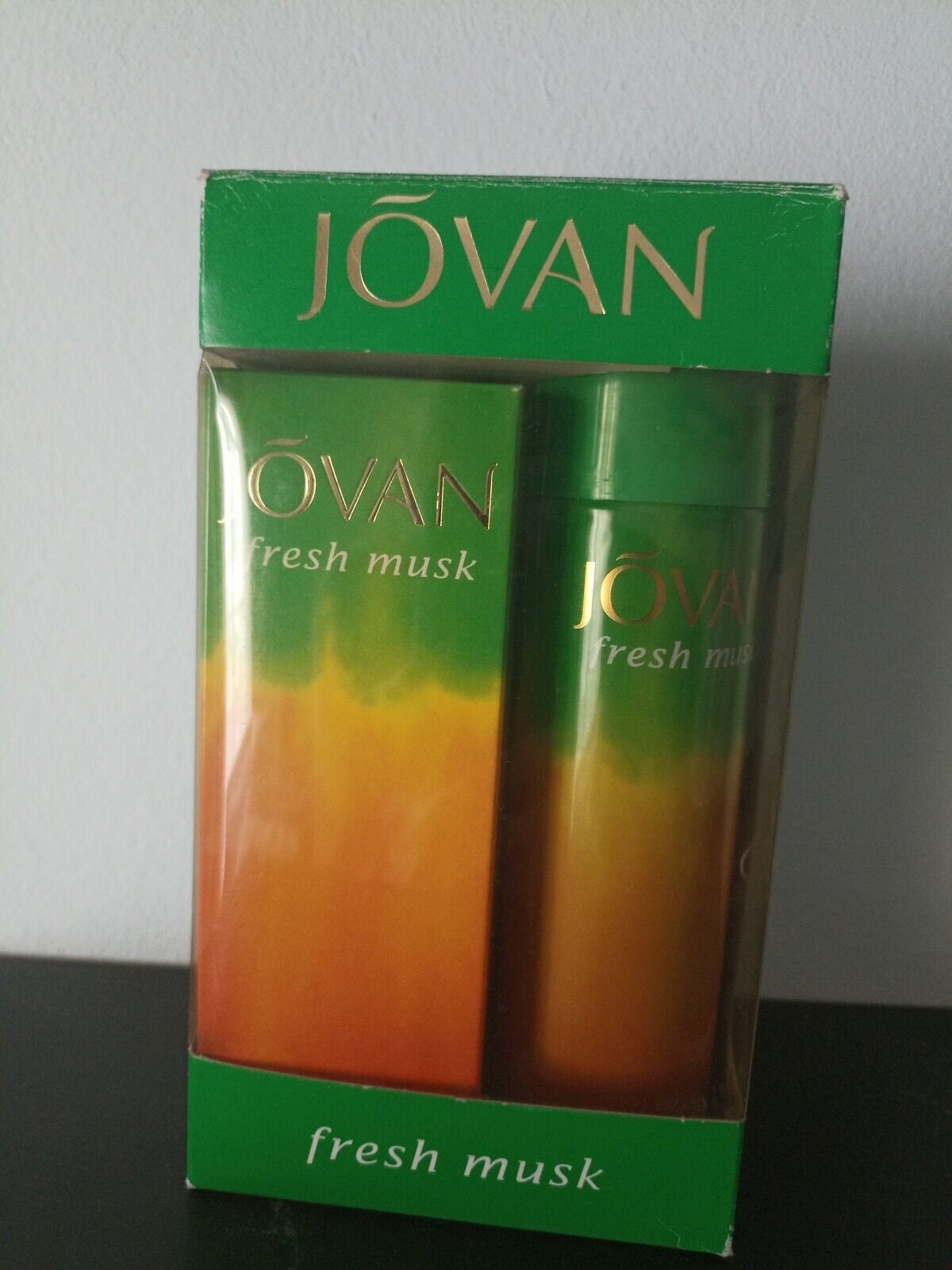 Jovan Fresh Musk Set Eau De Toilette 100 Ml + 200 Deodorant - Seltener Vintage Sehr Schwer Zu Finden Luxusgeschenk Auslaufmodell von miniperfumes