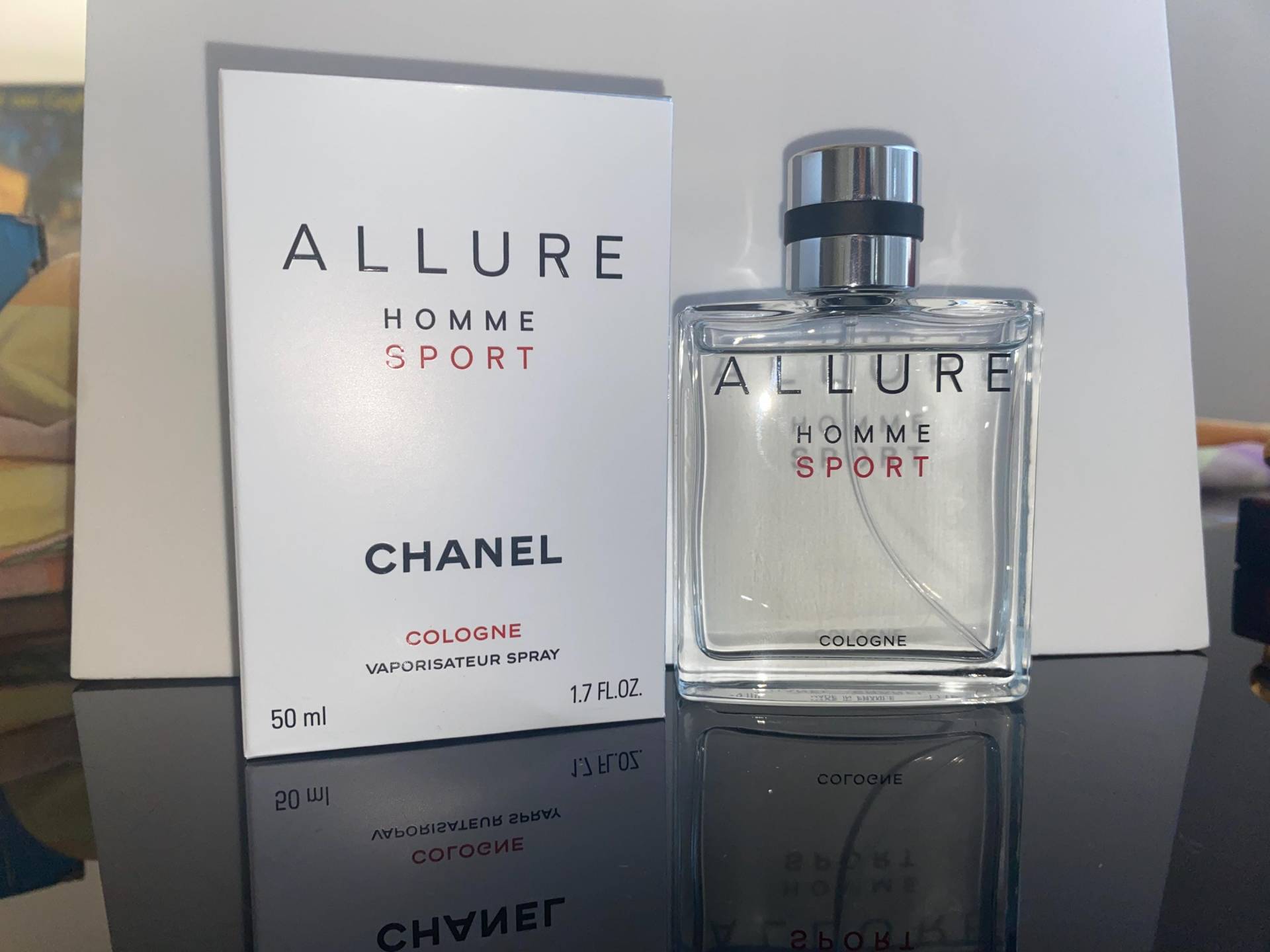 Allure Homme Sport Cologne 50 Ml Sehr Gut Geeignet Als Geschenk Für Ihn Aus Meiner Eigenen Kollektion Original Must Have Mit Originalkarton von miniperfumes