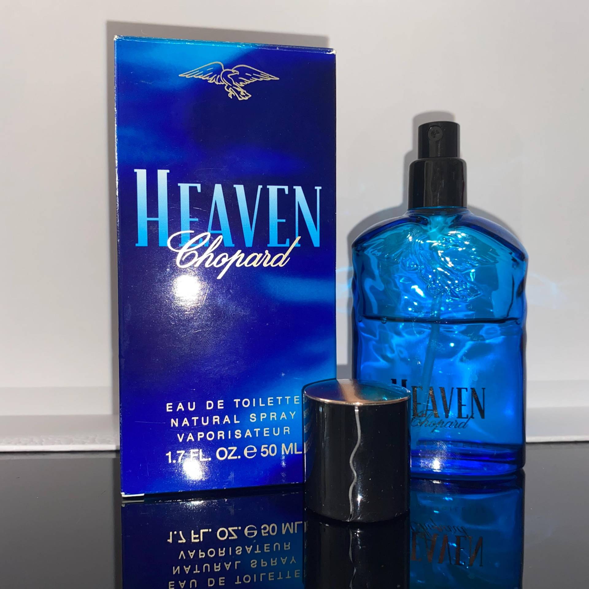 Heaven - Eau De Toilette 50 Ml Zustand Siehe Foto Eingestellt Sehr Gut Als Geschenk Für Herren Geeignet von miniperfumes