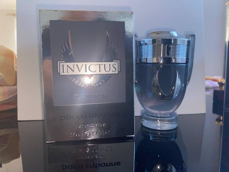 Weihnachtsgeschenk Invictus Platinum Eau De Parfum 50 Ml Als Geschenk Für Ihn Geeignet, Aus Meiner Eigenen Kollektion Original Must Have Mit Box von miniperfumes