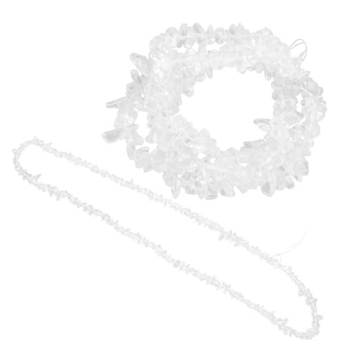 2 Stück Kristallkettenarmband Farbige Steinperlen Bastelperlen Selber Machen Porzellanperlen Weiß 2 Stück Kristallkettenarmband Farbige Steinperlen Bastelperlen Selber Machen Porzellanperlen Weiß von minkissy