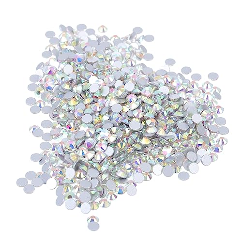 minkissy 1 Diamant mit flacher Rückseite aus Kristall nail gems maniküre zubehör Nail art accessories Manicure accessories mädchen maniküre DIY zubehör nagel DIY zubehör Colorful von minkissy