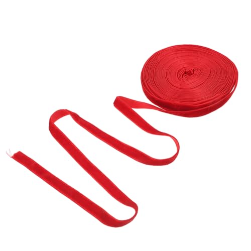 minkissy 1 Rolle Flanell Geschenkband Schleifen Dekoration Party Verpackung Geschenkband Dünnes Band Zum Basteln Band Wohnaccessoire Heimwerkerbedarf Geschenkband Rotes von minkissy