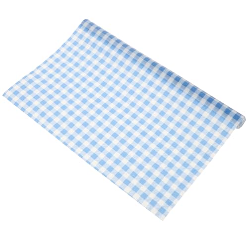 minkissy 1 Rolle Frischhaltefolie-Set Brotpapier Geschenkpapier Burger Pergamentpapier Essen sandwichpapiere wrapping paper roll blaupapier Wraps für Lebensmittel Konservierungspapier Blue von minkissy