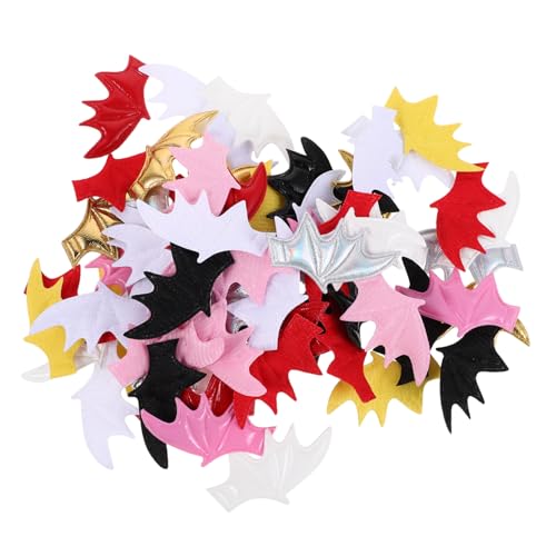 minkissy 120 Stück Mini Teufelsflügel Halloween Bastelset Vampir Haar und Hutdekoration Diy Zubehör für Clips Haarband Kleidung Schuhe und Puppenhüte minkissy 120 Stück Mini Teufelsflügel Halloween Bastelset Vampir Haar und Hutdekoration Diy Zubehör für Clips Haarband Kleidung Schuhe und Puppenhüte von minkissy