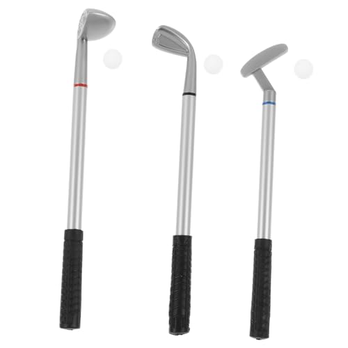 minkissy 3 Sätze Golfstift Büro-Kugelschreiber Geschenkkugelschreiber für Männer Golfstockstifte golf golfgeschenke kugelschreiber Geschenkstifte für Männer Zinklegierung von minkissy