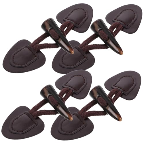 minkissy 4 Sätze Schnalle Aus Hornlederimitat Schaltfläche Umschalten Knebel Für Kleidung Knebelverschlüsse Zum Nähen Mantelknöpfe Knebelknöpfe Für Pullover Umschalttasten Brown Pu-leder minkissy 4 Sätze Schnalle Aus Hornlederimitat Schaltfläche Umschalten Knebel Für Kleidung Knebelverschlüsse Zum Nähen Mantelknöpfe Knebelknöpfe Für Pullover Umschalttasten Brown Pu-leder von minkissy