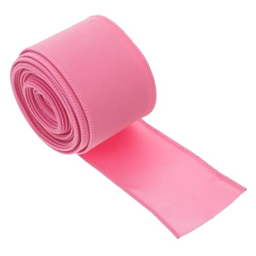 minkissy Bogenband Hochzeitsstuhl-schärpenband Bänder Nähen Scrapbooking-band Weihnachtsband Dekoratives Stoffband Bänder Für Haare Schleifen-partydekorationen Wickelband Polyester Rosa von minkissy