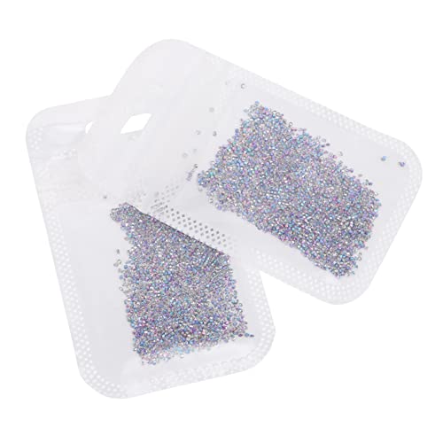 minkissy Nagel-Mikro-Diamant-Schmuck Reize Stick-Edelsteine Nagelaufkleber Charme Strass-Kit nagelgele nail polish nail art set Nagelkunst Diamantdekor Nagelkunst Strass Glas von minkissy