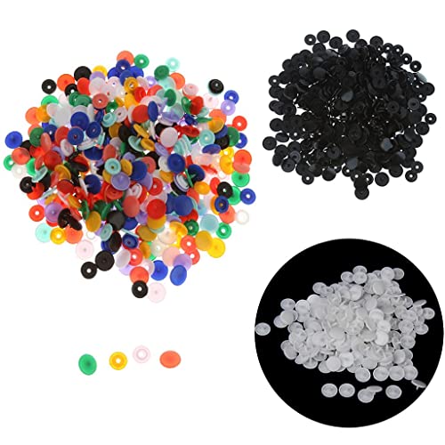 Druckknöpfe aus Kunstharz, T5, 12,4 mm, verschiedene Farben, zum Nähen und Basteln, 100 Sets Druckknöpfe aus Kunstharz, T5, 12,4 mm, verschiedene Farben, zum Nähen und Basteln, 100 Sets von misppro
