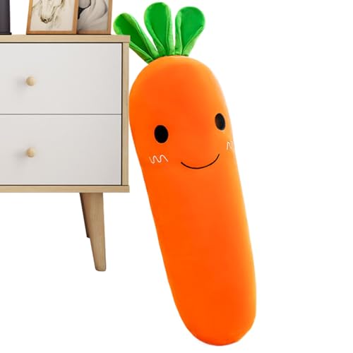 Carrot Hugging Pillow, Cute Plush Pillow, Stuffed Carrot Toy, Karrot Shaped Pillow, Soft Plush Pillow, Children's Sleeping Pillow, Stuffed Plush Carrot Doll Pillow, Bedroom Sofa Decoration von mivceklw