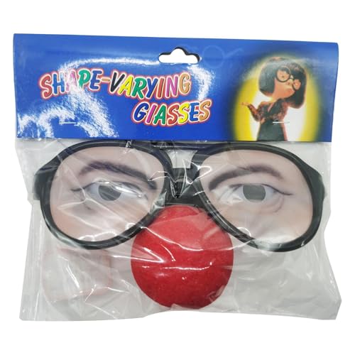 mivceklw Eyewear Pranks, Funny Eyeglasses Prank, Cosplay parties Glasses, Unique Costume Accessory, Glasses, Perfect For Cosplay Parties, Family Gatherings, Or Prank presents von mivceklw