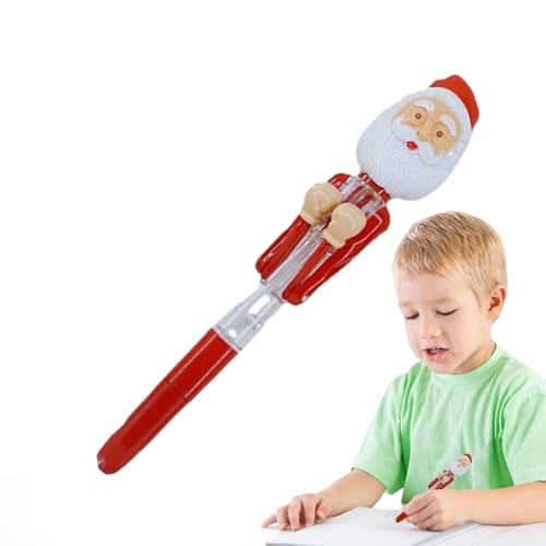 mivceklw Kugelschreiber | Box Action Weihnachtsmann Kugelschreiber - Gel Tinte Schreibgerät mit Licht Niedliches Spielzeug für Journaling Schreibtisch Urlaub Studentenbüro Schule Lehrer Männer Frauen mivceklw Kugelschreiber | Box Action Weihnachtsmann Kugelschreiber - Gel Tinte Schreibgerät mit Licht Niedliches Spielzeug für Journaling Schreibtisch Urlaub Studentenbüro Schule Lehrer Männer Frauen von mivceklw