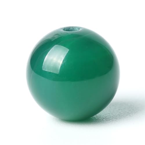 100 Stück Naturstein-Perlen aus grünem Achat, rund, lose Edelsteine, Energieheilperlen, 8 mm, Lochgröße 1 mm, glatte Perlen für Armbänder, Halsketten, Ohrringe, Schmuckherstellung 100 Stück Naturstein-Perlen aus grünem Achat, rund, lose Edelsteine, Energieheilperlen, 8 mm, Lochgröße 1 mm, glatte Perlen für Armbänder, Halsketten, Ohrringe, Schmuckherstellung von mkslksbhnxl
