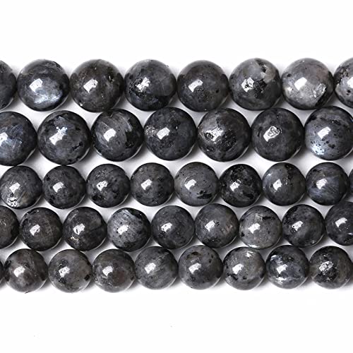 4 mm, 88 Stück, Naturstein, schwarze Labradorit-Perlen für Schmuckherstellung, DIY-Armbänder 4 mm, 88 Stück, Naturstein, schwarze Labradorit-Perlen für Schmuckherstellung, DIY-Armbänder von mkslksbhnxl