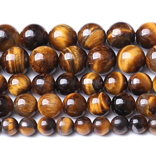 mm, 90 Stück AAA-Perlen mit gelbem Tigerauge, Edelstein, natürlich, rund, lose, Kristall, Energiestein, Heilkraft für die Schmuckherstellung, 1 Strang, 38,1 cm mm, 90 Stück AAA-Perlen mit gelbem Tigerauge, Edelstein, natürlich, rund, lose, Kristall, Energiestein, Heilkraft für die Schmuckherstellung, 1 Strang, 38,1 cm von mkslksbhnxl