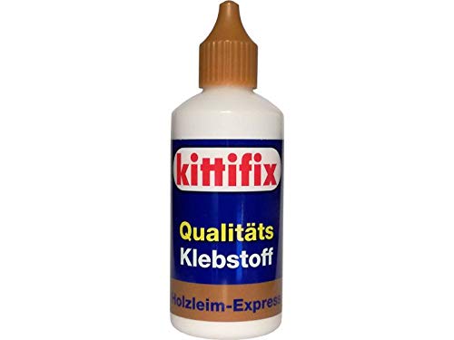 kittifix Holzleim-Express, 80g Flasche von modellbahn-exklusiv