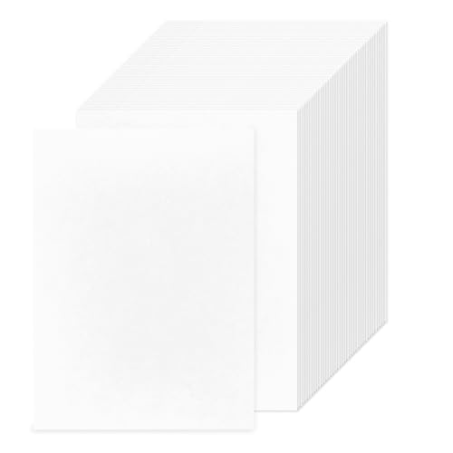 moinkerin 50 Stücke A4 Kraftpapier Karten 21X29.7CM 230g/m²Druckbar Postkarten Blanko Karten Blanko für DIY, Hochzeitseinladungen, Danksagungskarten von moinkerin