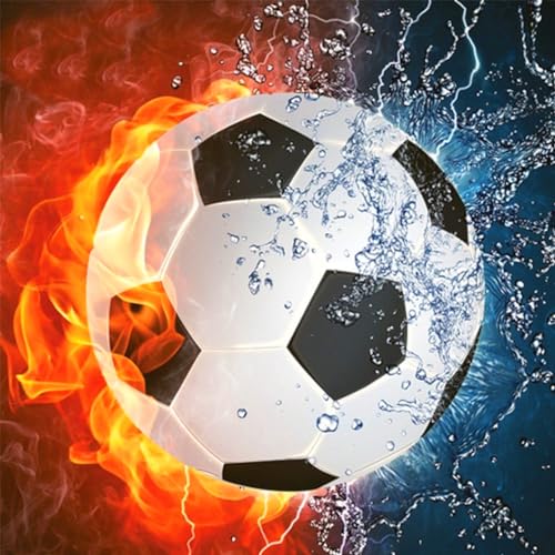 mrpwnle Diamond Painting Fussball Pictures Diamond Painting Kits Fussball Diamond Painting Fussball Diamant Painting Bilder Bastelset Diamond Painting Kinder Home Wall Decoration 30 x 30 cm von mrpwnle