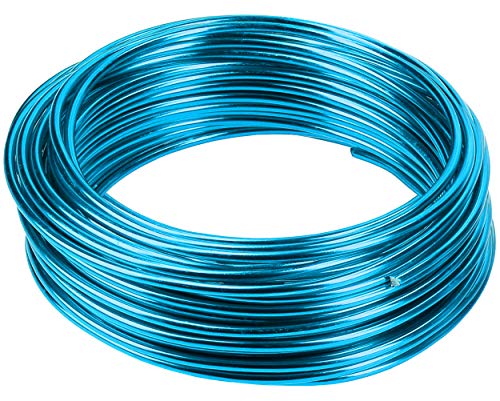 mumbi 10m Basteldraht 3mm, Schmuckdraht Aludraht Dekodraht Aluminiumdraht rostfreier Draht in Blau mumbi 10m Basteldraht 3mm, Schmuckdraht Aludraht Dekodraht Aluminiumdraht rostfreier Draht in Blau von mumbi