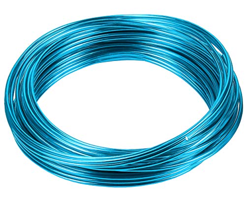 mumbi 30768 blau 10m Basteldraht 2mm, 10 Meter von mumbi