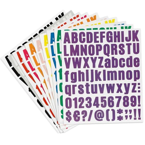 Buchstaben-Aufkleber, Alphabet-Aufkleber, Buchstaben-Aufkleber, selbstklebende Buchstaben, selbstklebende Buchstaben, Alphabet-Wandaufkleber, Vinyl-Buchstaben, Vinyl-Buchstaben, Vinyl-Schriftzug, 10 von muyurra