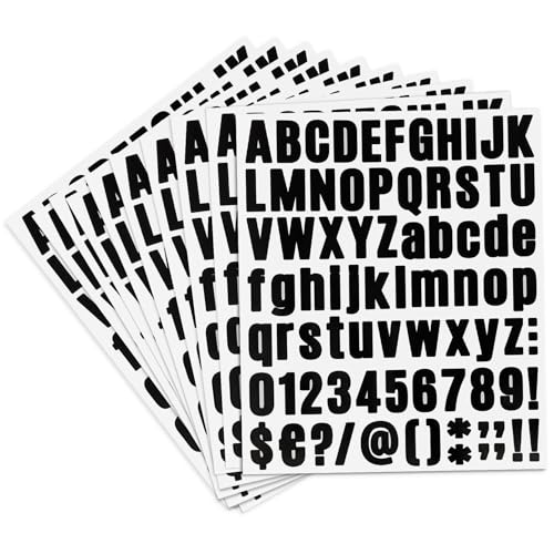 Buchstaben Aufkleber,Klebebuchstaben,10 Stück Aufkleber Buchstaben,Buchstaben Zum Aufkleben,Sticker Buchstaben,Buchstaben Aufkleber Groß,Selbstklebende Buchstaben,Klebebuchstaben Groß,Letter Stickers von muyurra