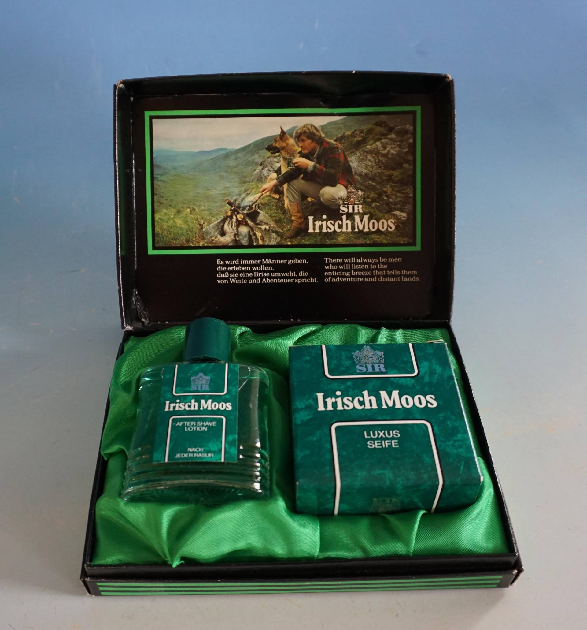 Vintage 4711 Irisch Moos Sir After Shave Lotion + Luxus Seife Herrenseife 100 G Geschenkbox Geschenk Set 70Er/80Er Selten | F024-1727 von myDecoWorld24